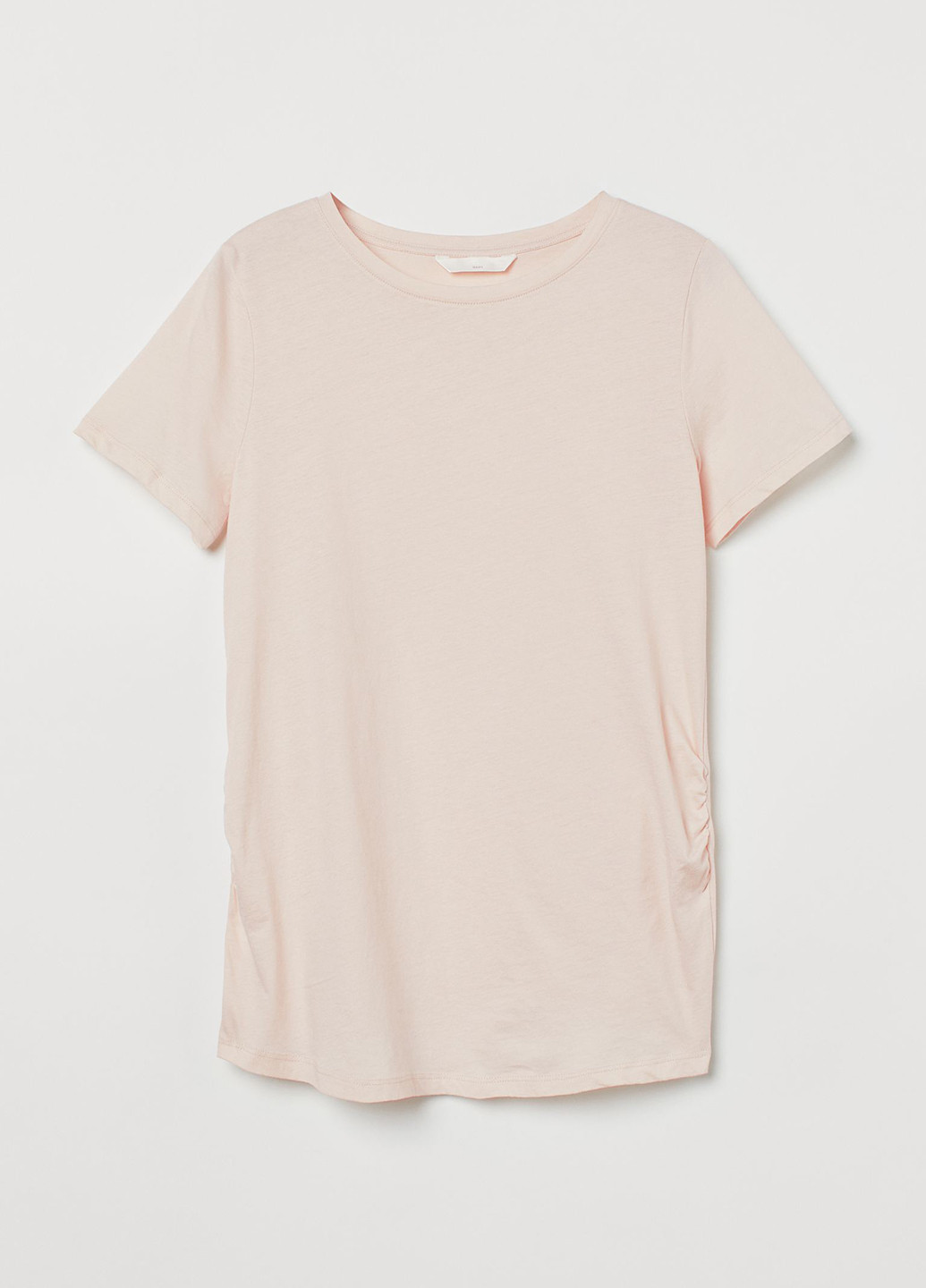 Персиковая летняя футболка для беременных H&M
