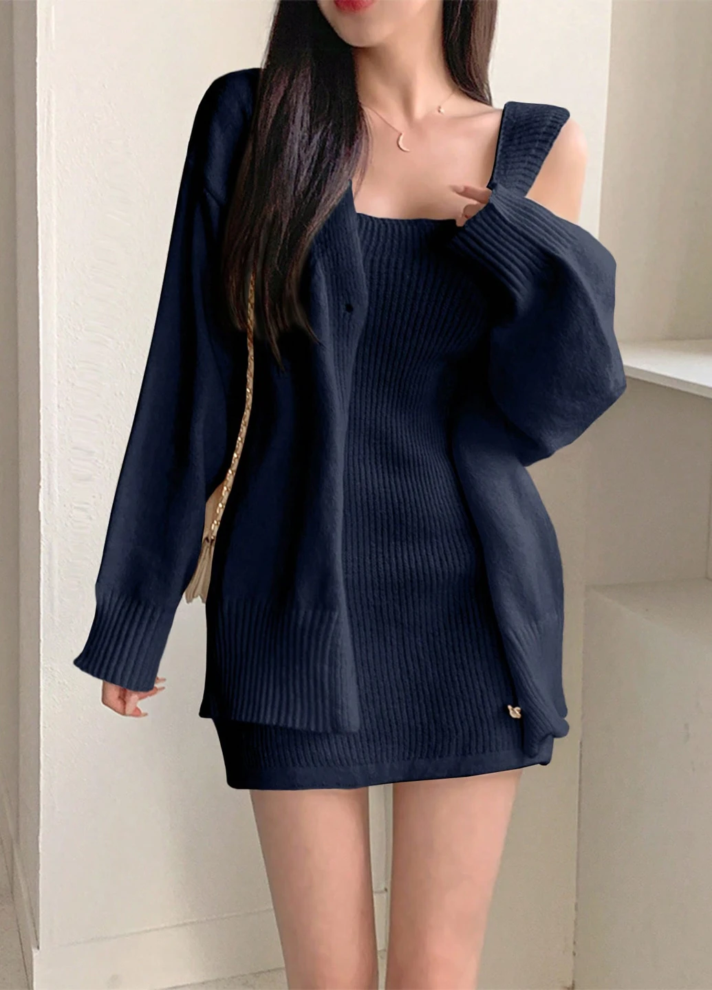 Костюм (кардиган, платье) SHEIN (339854933)