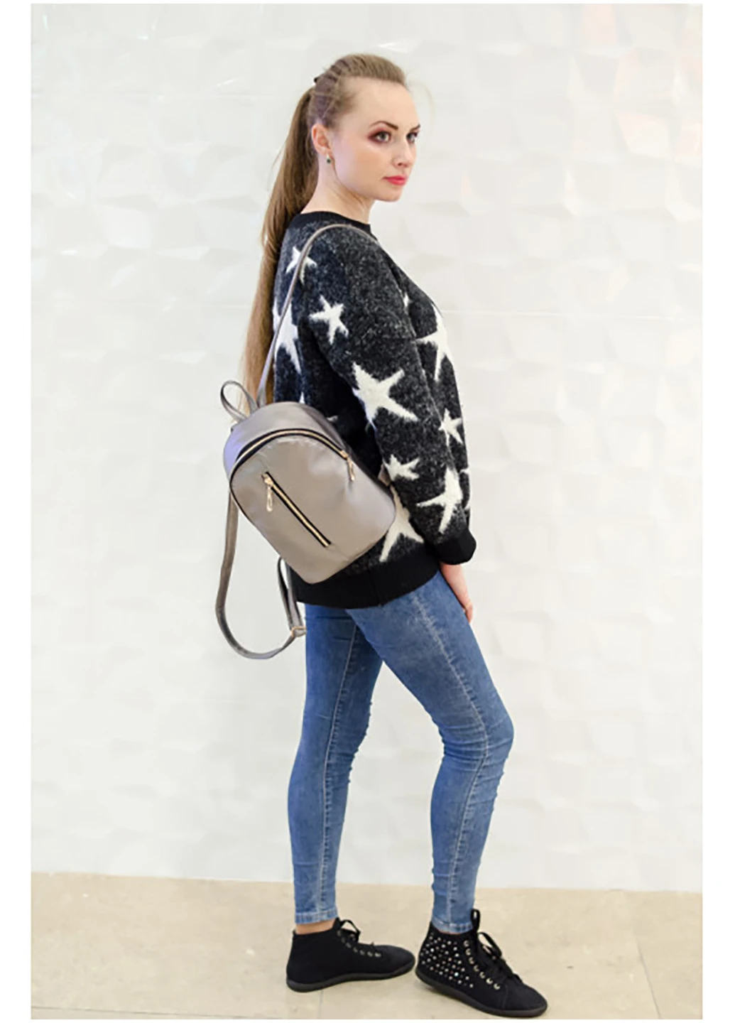 Жіночий рюкзак 24х19х10 см Sambag (252154967)