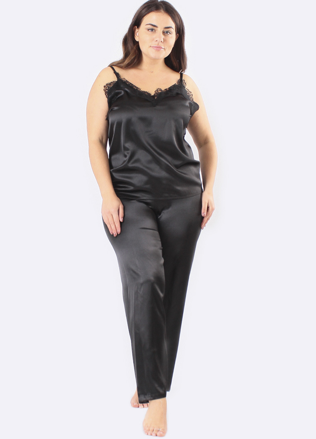 Сірий демісезонний комплект (топ, брюки, халат) Ghazel