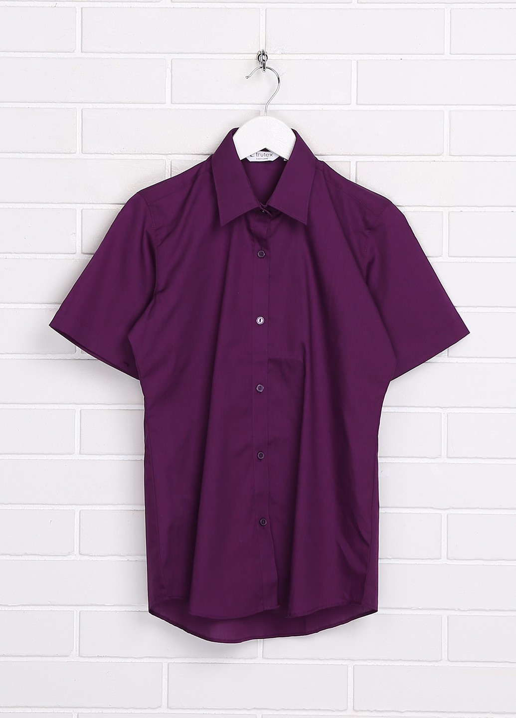 Фиолетовая кэжуал рубашка Easy Care