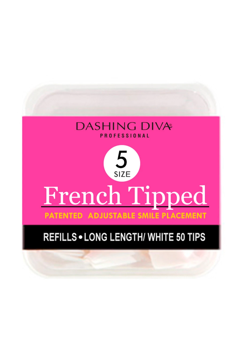 Типсы для френча №5 (50 шт.) Dashing Diva (18074367)