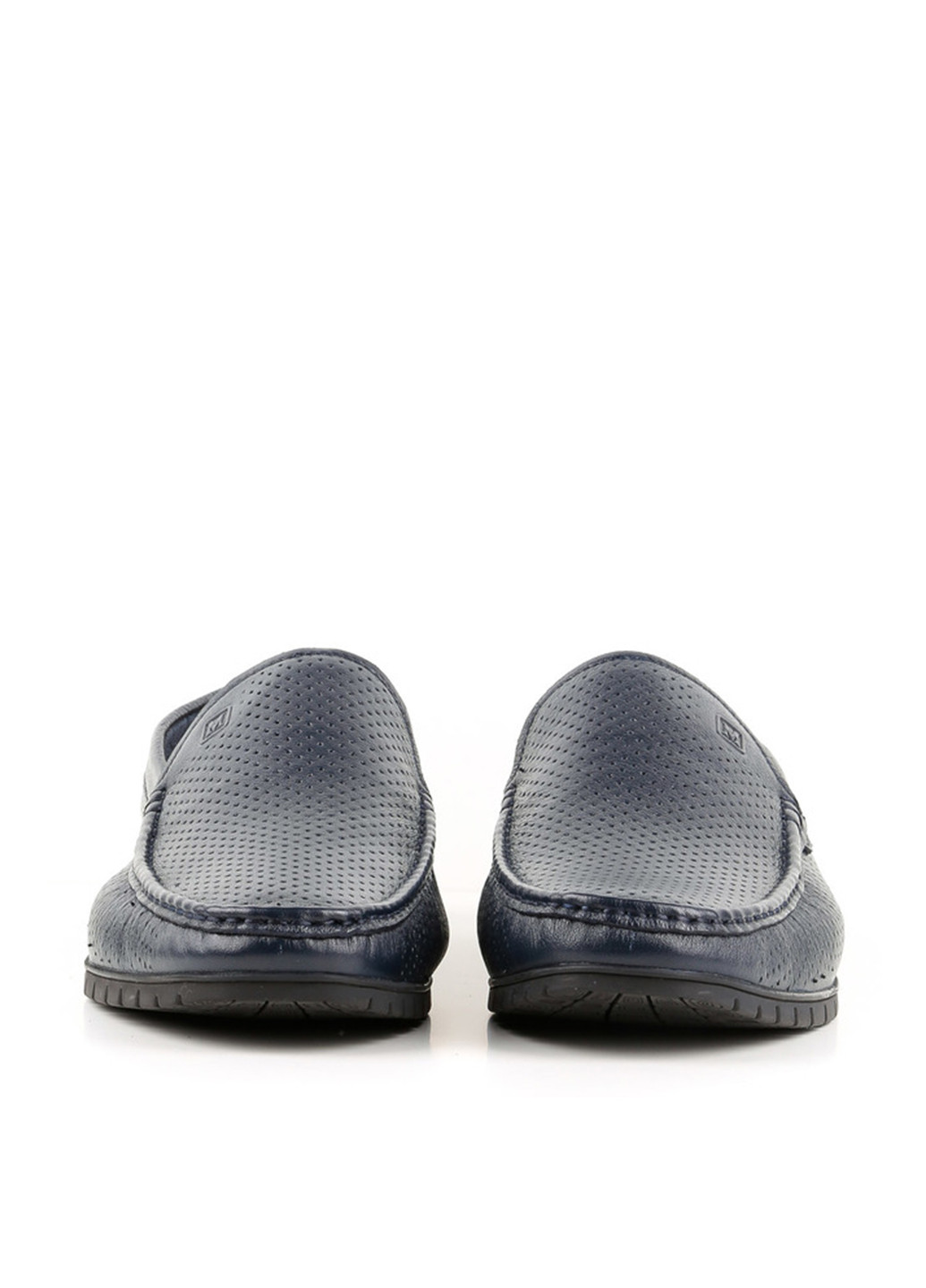Темно-синие мокасины Le'BERDES