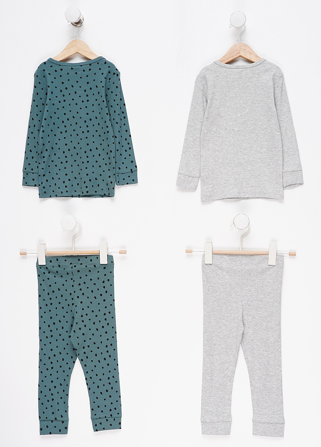 Комбинированная всесезон пижама (2 лонгслива, 2 брюк) лонгслив + брюки H&M