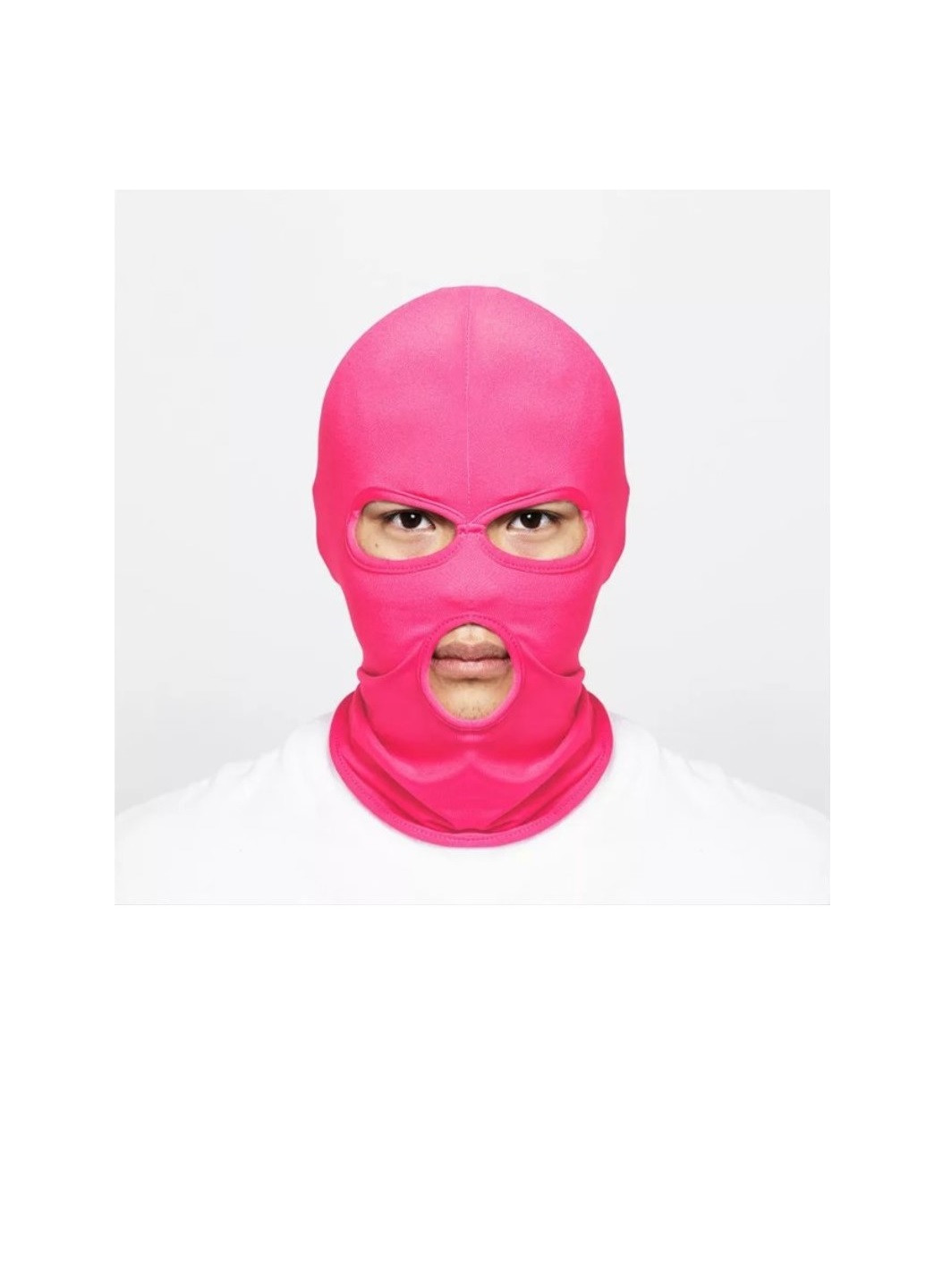 NoName маска бандитка унисекс розовый однодырочная однотонный розовый кэжуал полиэстер производство - Тайвань