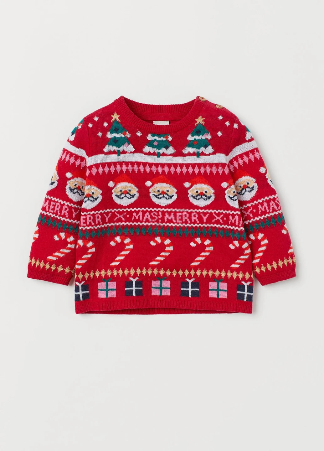 Червоний демісезонний джемпер H&M