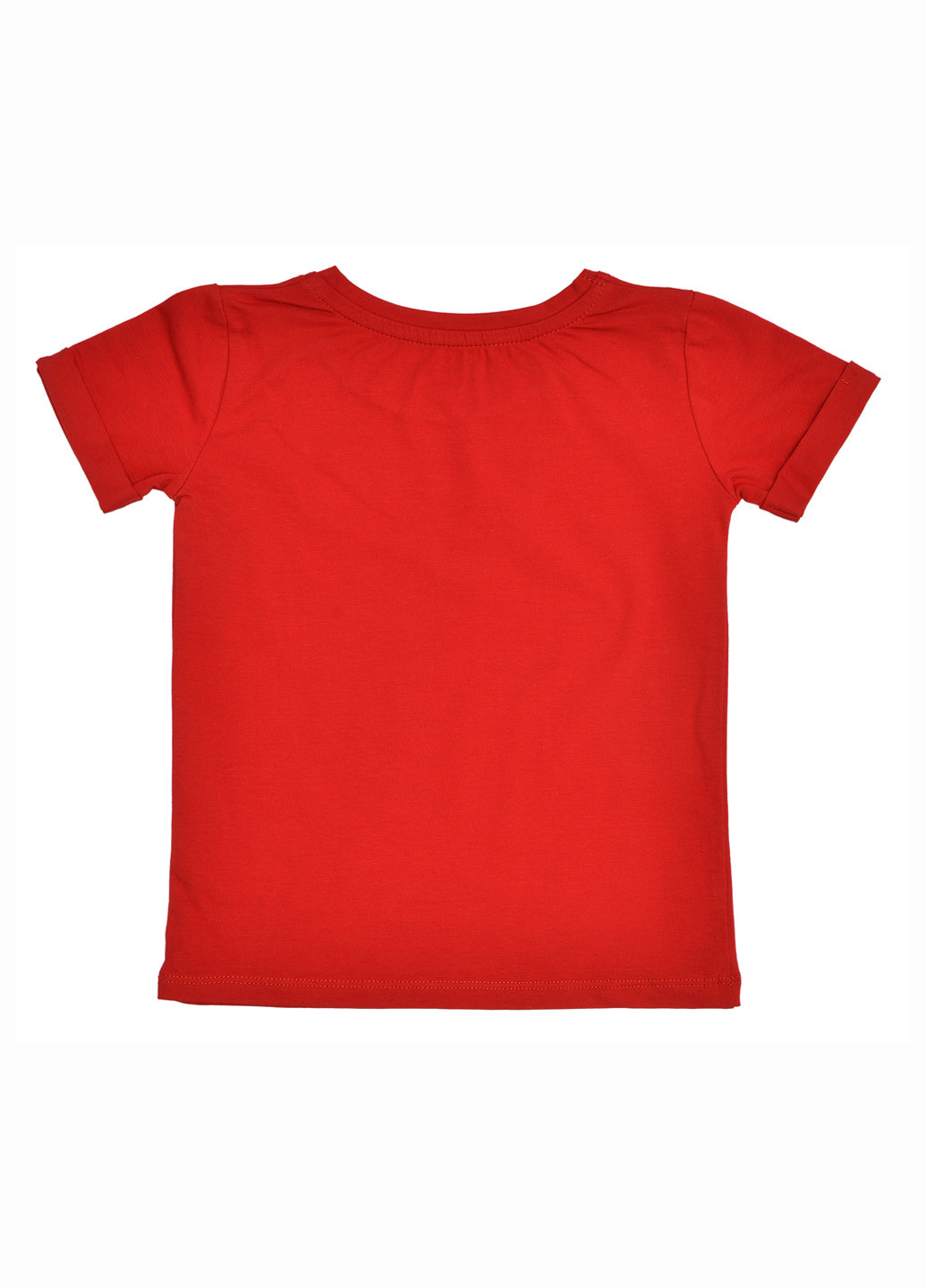 Красная демисезонная футболка Фламинго Текстиль