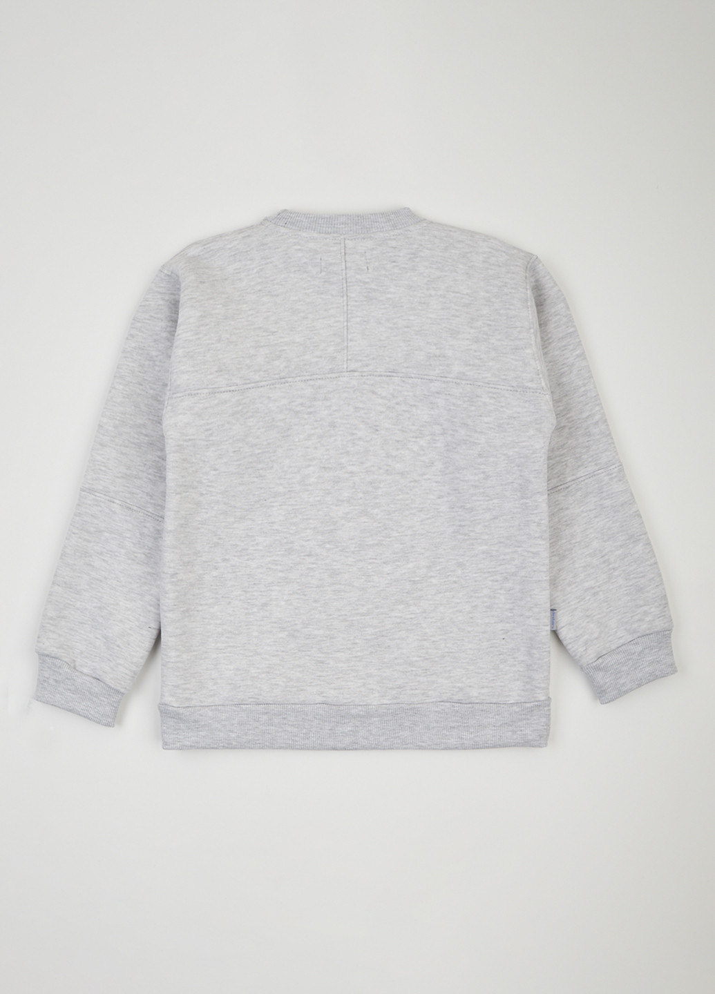 dexter's світшот меланж сірий кежуал бавовна, тринитка