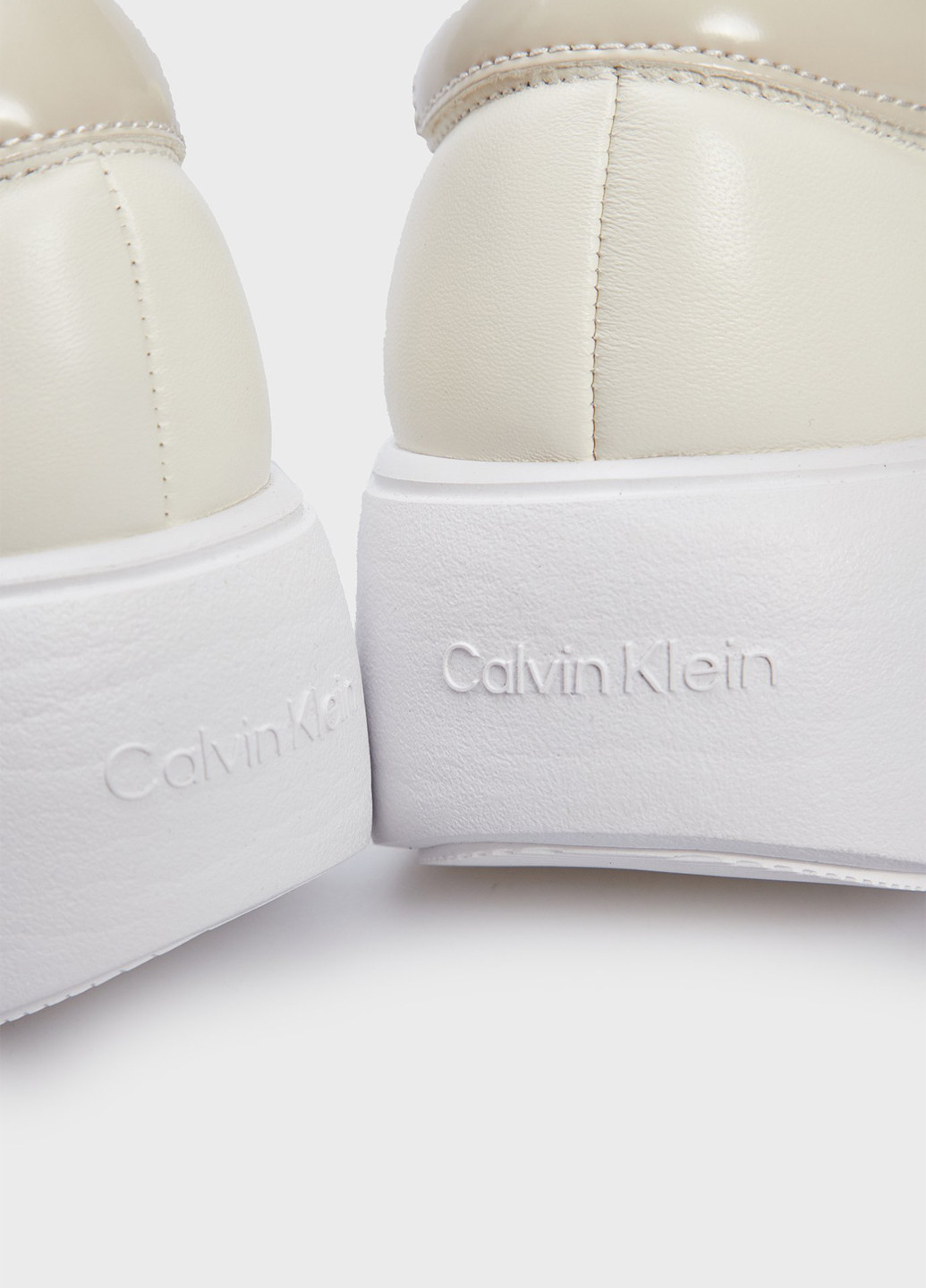 Бежевые кеды Calvin Klein