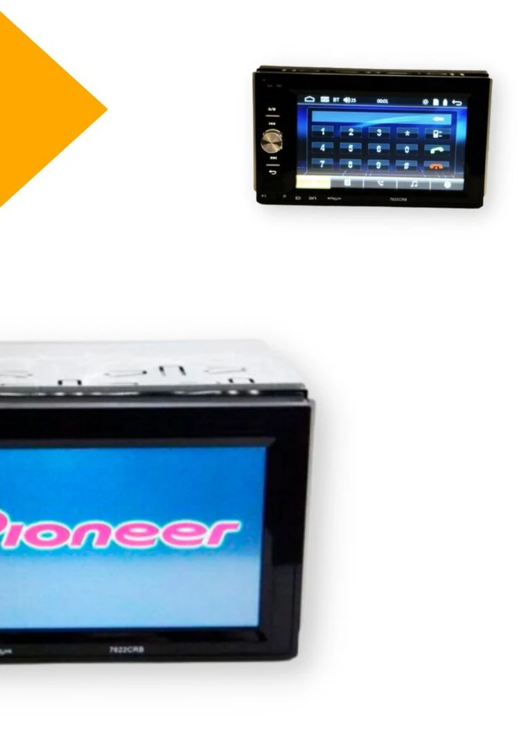 Автомагнітола 2 din Pioneer 7622 7" Екран + AV-in + пульт на кермо чорний (2DIN7622_1748) No Brand (253565880)