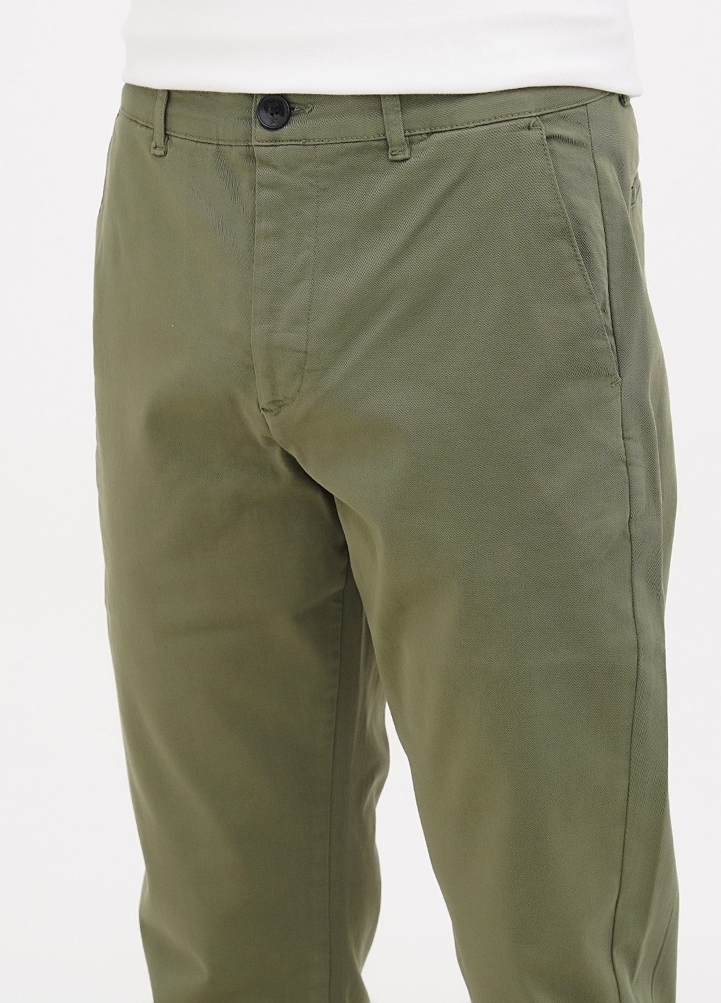 Зеленые кэжуал демисезонные прямые брюки Minimum