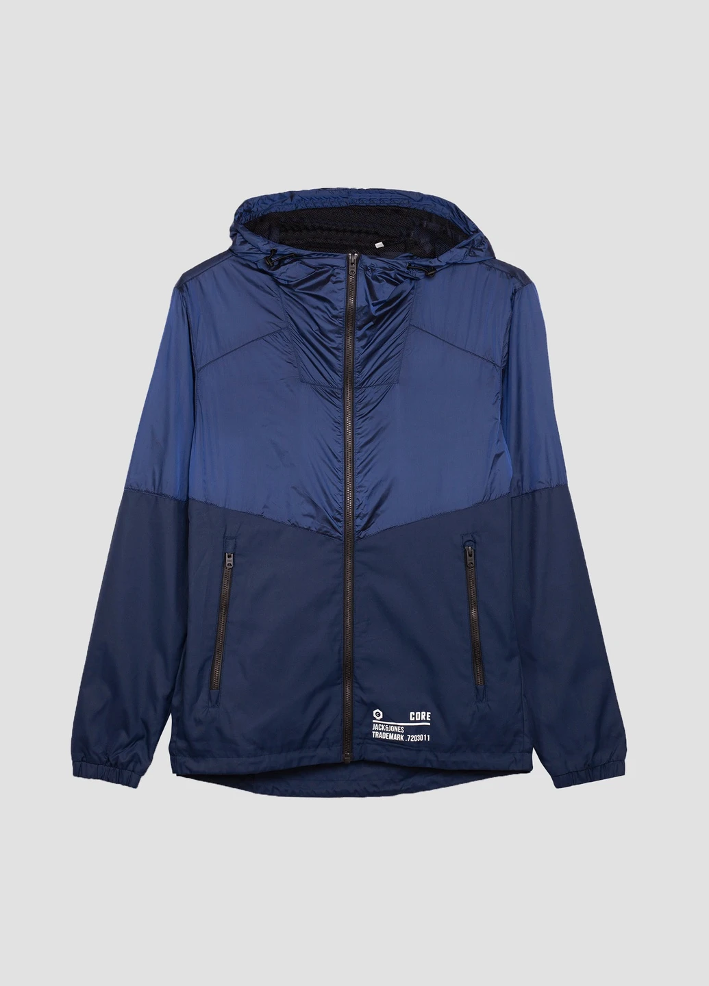 Темно-синя демісезонна куртка Jack & Jones