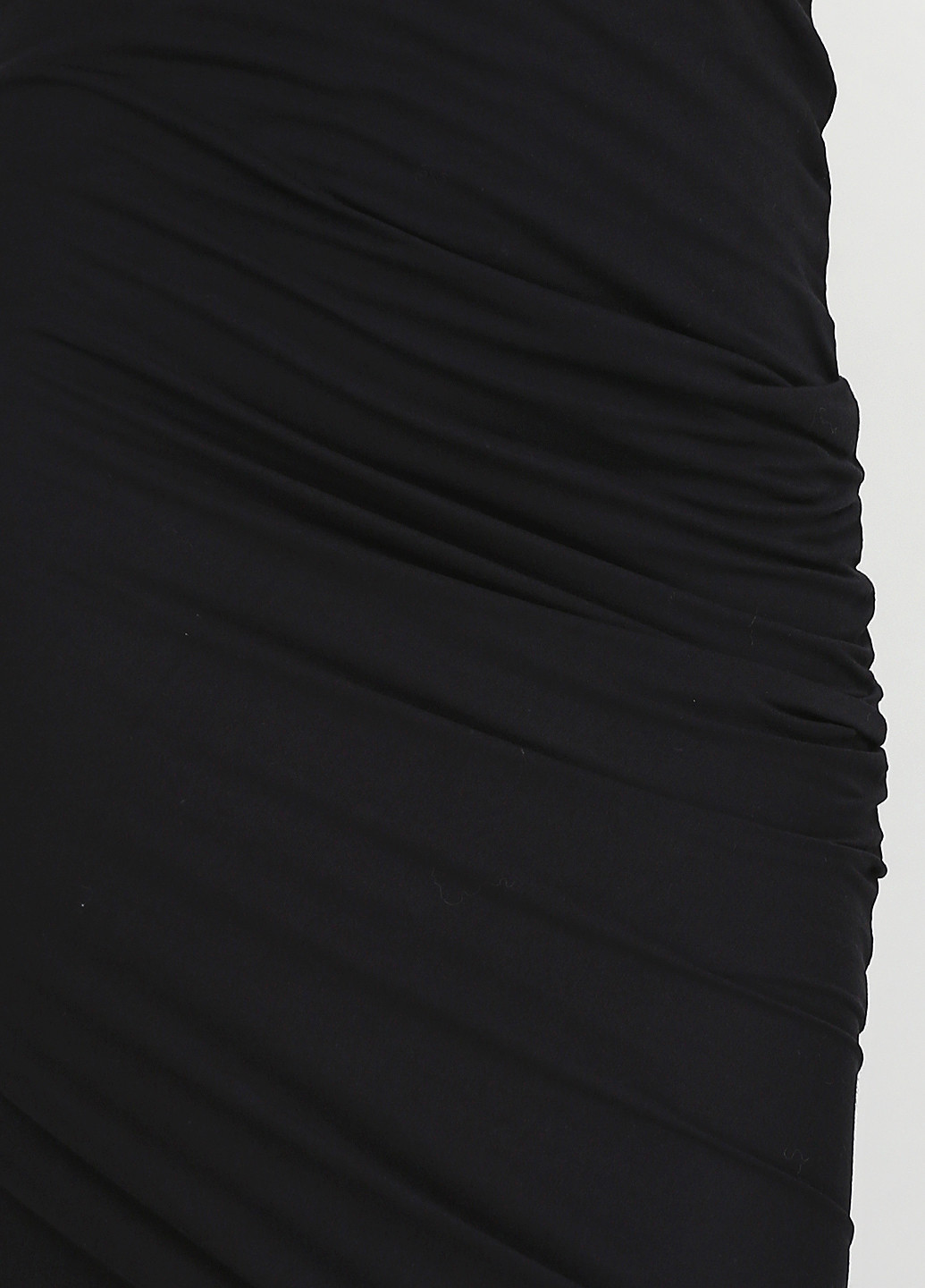 Черное кэжуал платье Alexander McQueen однотонное