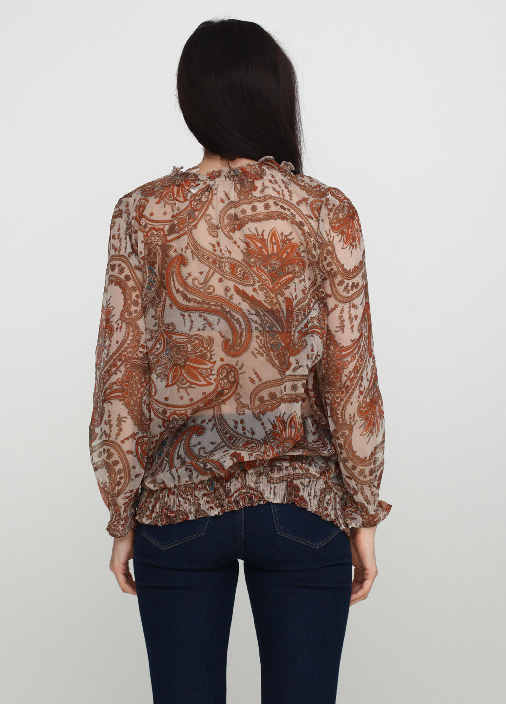Светло-коричневая демисезонная блуза Asos