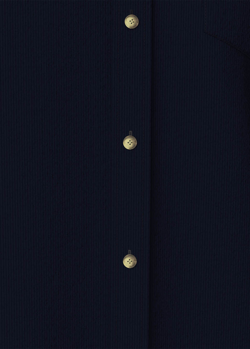 Темно-синяя кэжуал рубашка однотонная LC Waikiki