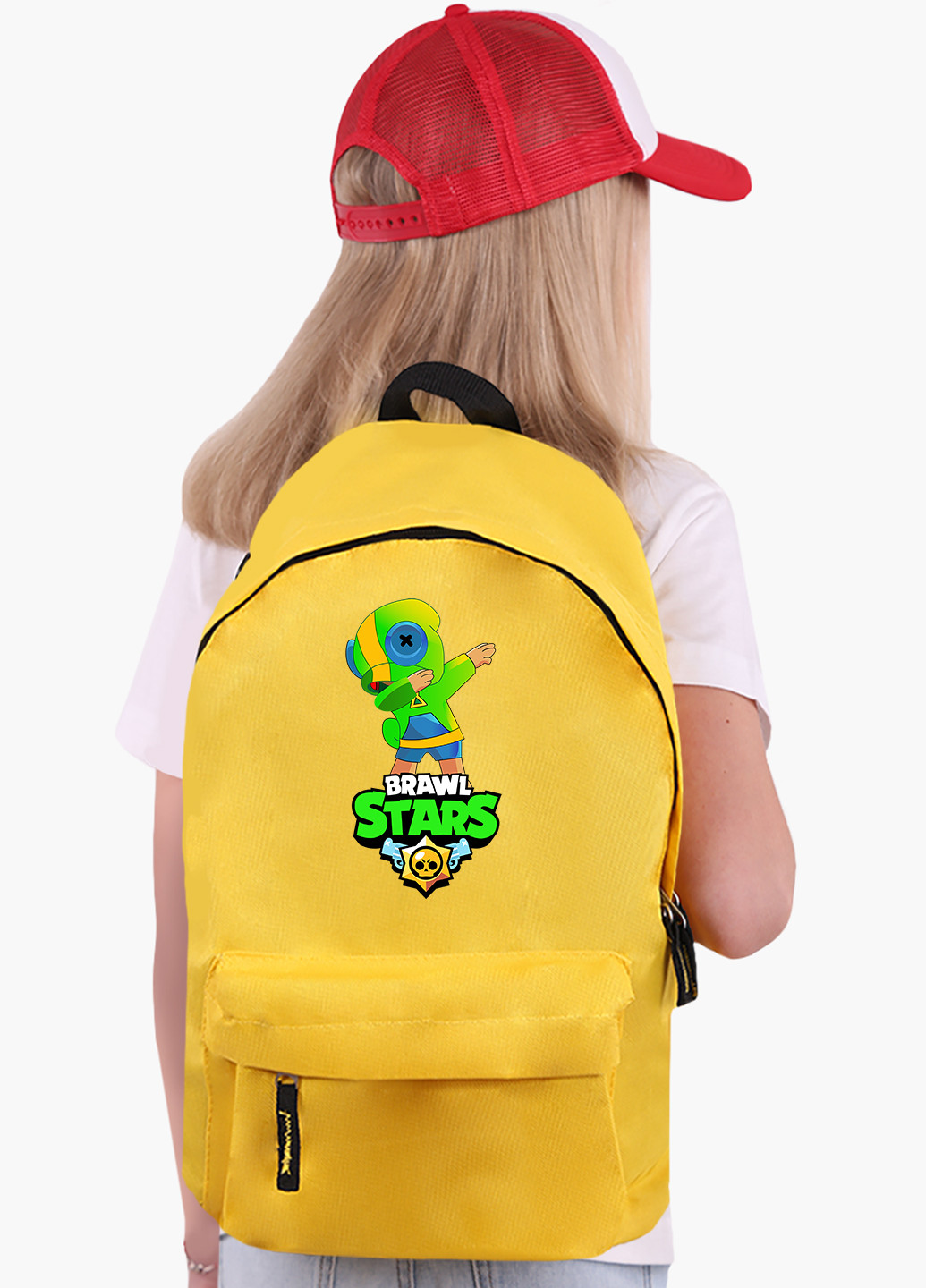 Детский рюкзак Зелений Леон Бравл Старс (Green Leon Brawl Stars) (9263-1705) MobiPrint (217075383)