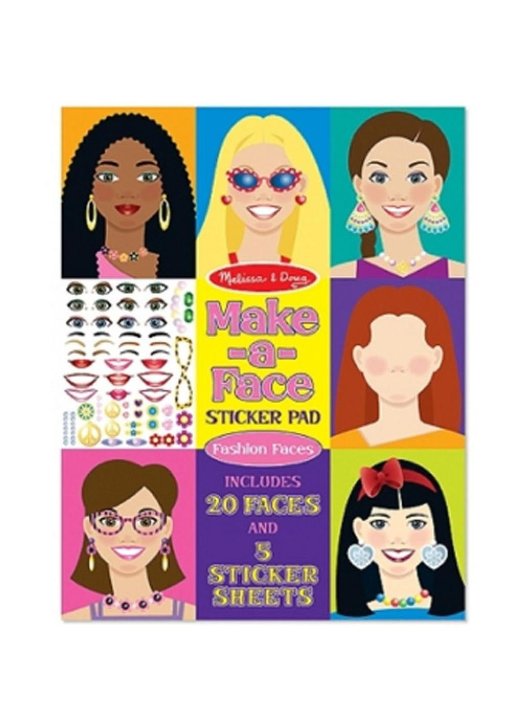 Набір для творчості стікери "Make-up" (MD14195) Melissa&Doug (249596782)