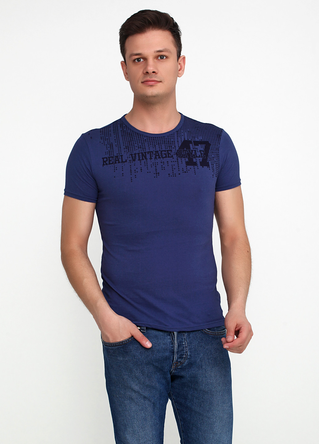 Темно-синяя футболка Benger
