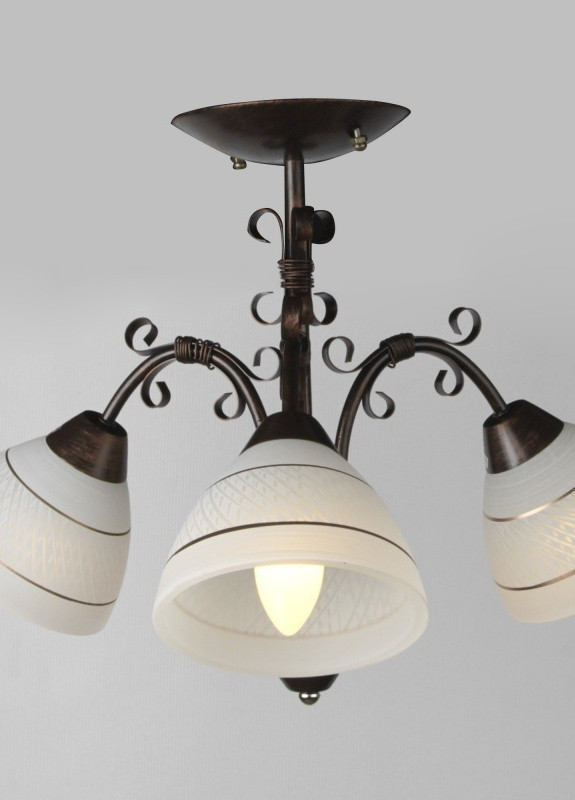 Люстра потолочная прованс LK-526S/3 E27 Brille (253886985)