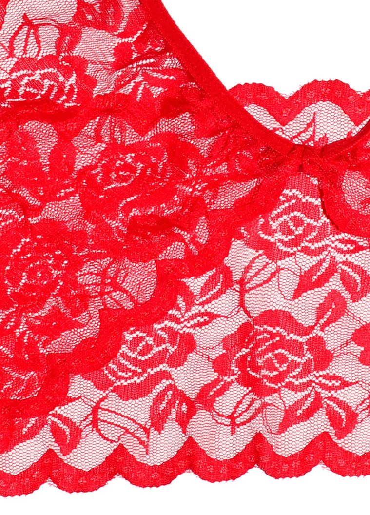 Червоний демісезонний еротичний комплект Langsha