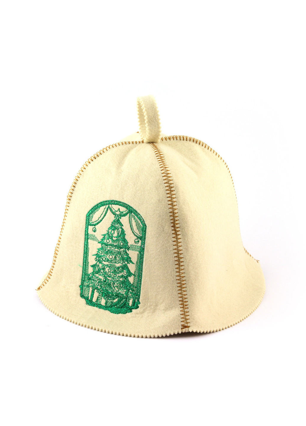 Шапка для сауни "Елка и подарки" Luxyart (252261678)