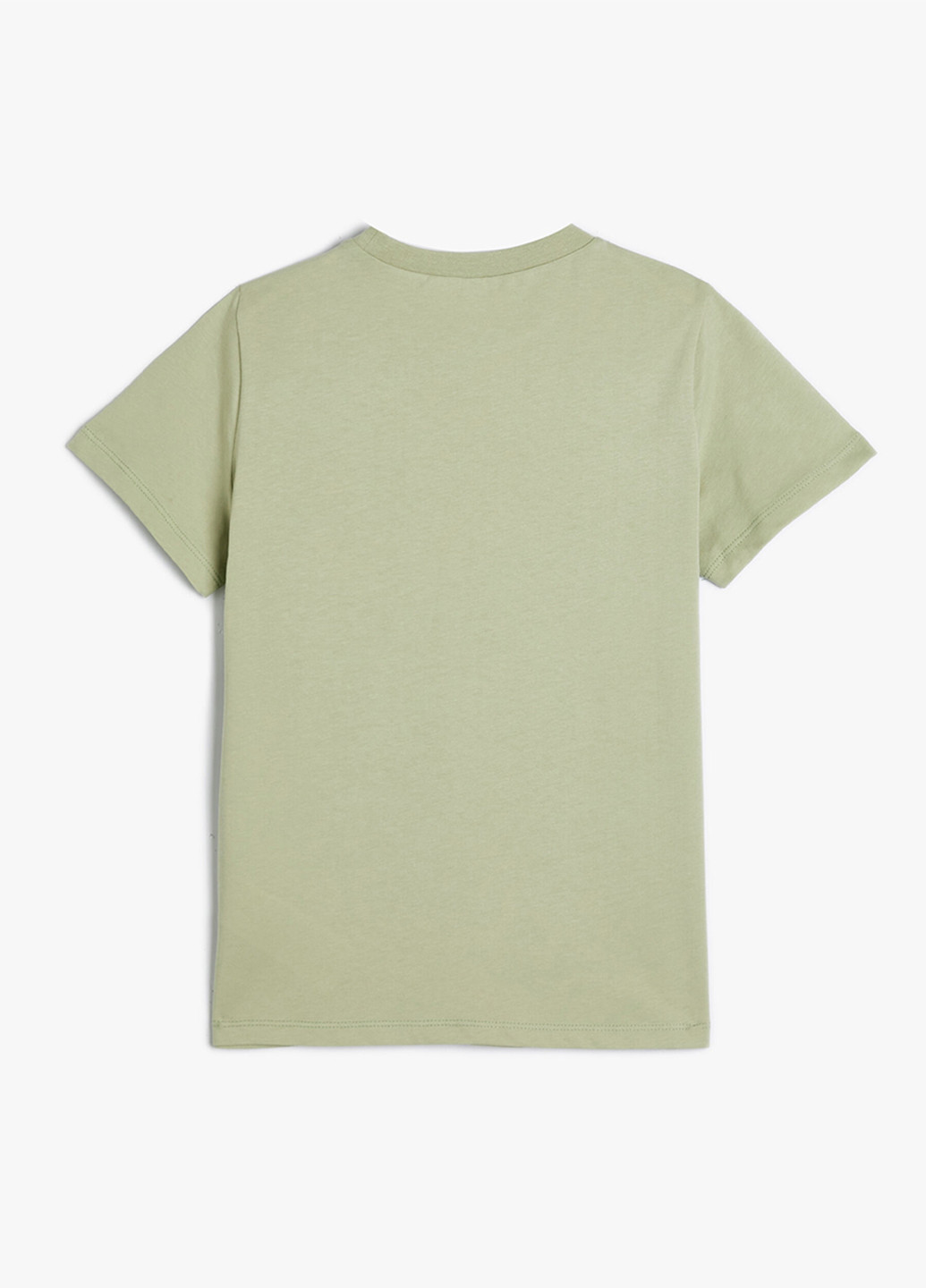 Серо-зеленая летняя футболка KOTON