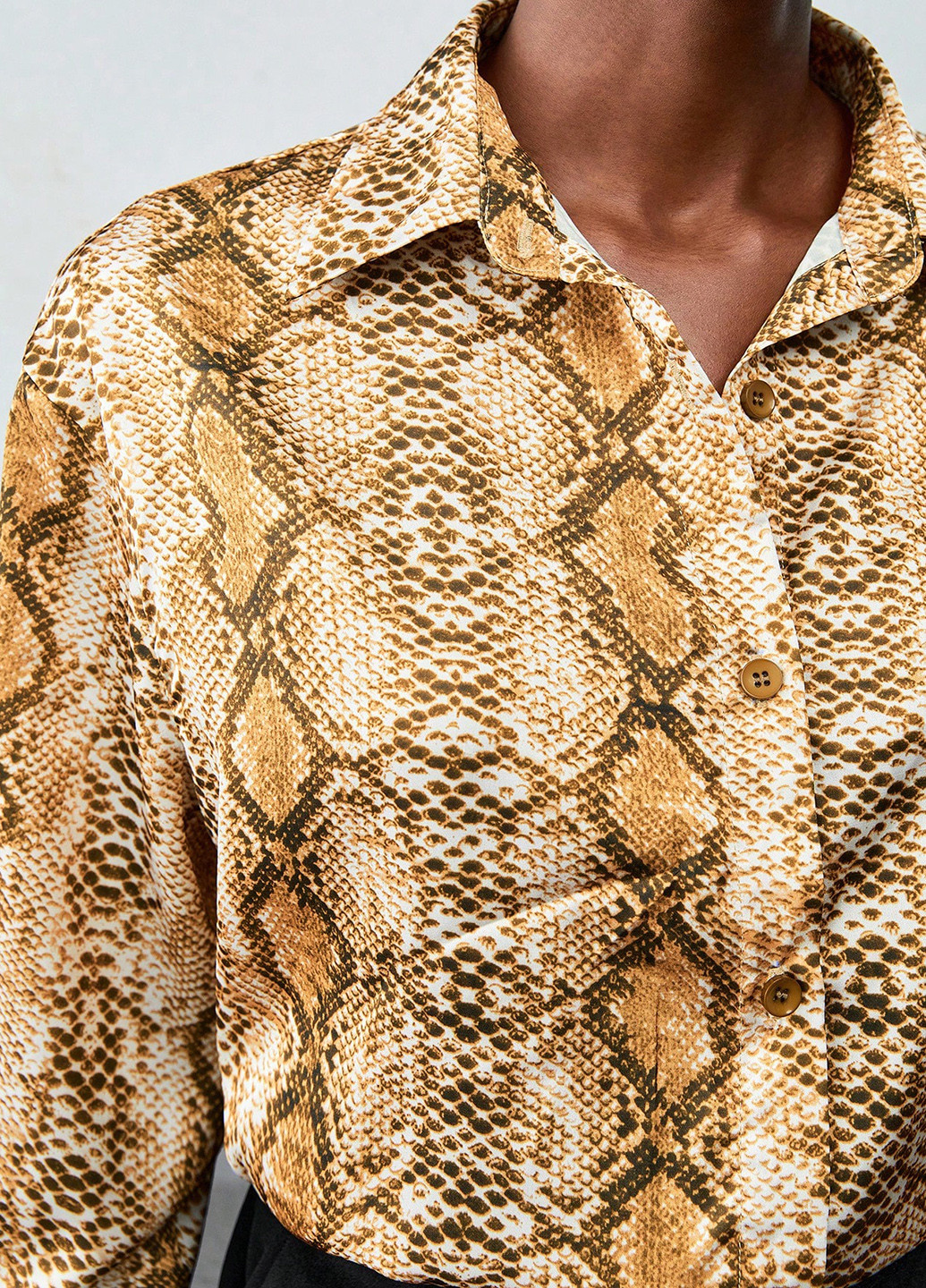 Комбинированная блуза SHEIN