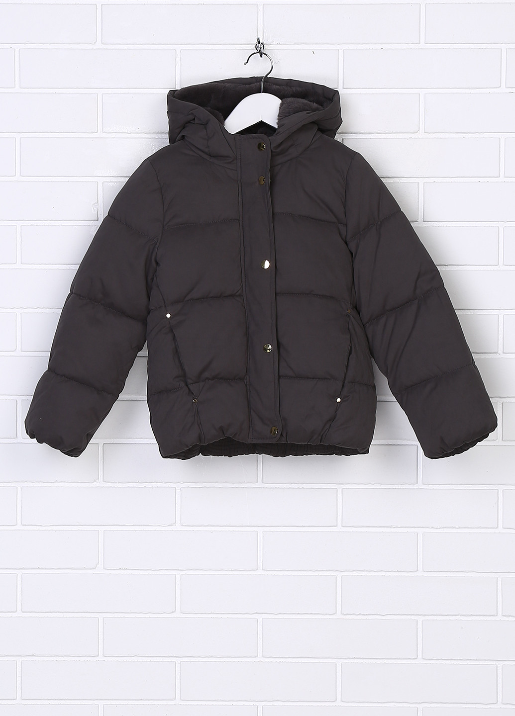 Темно-сіра зимня куртка Kiabi