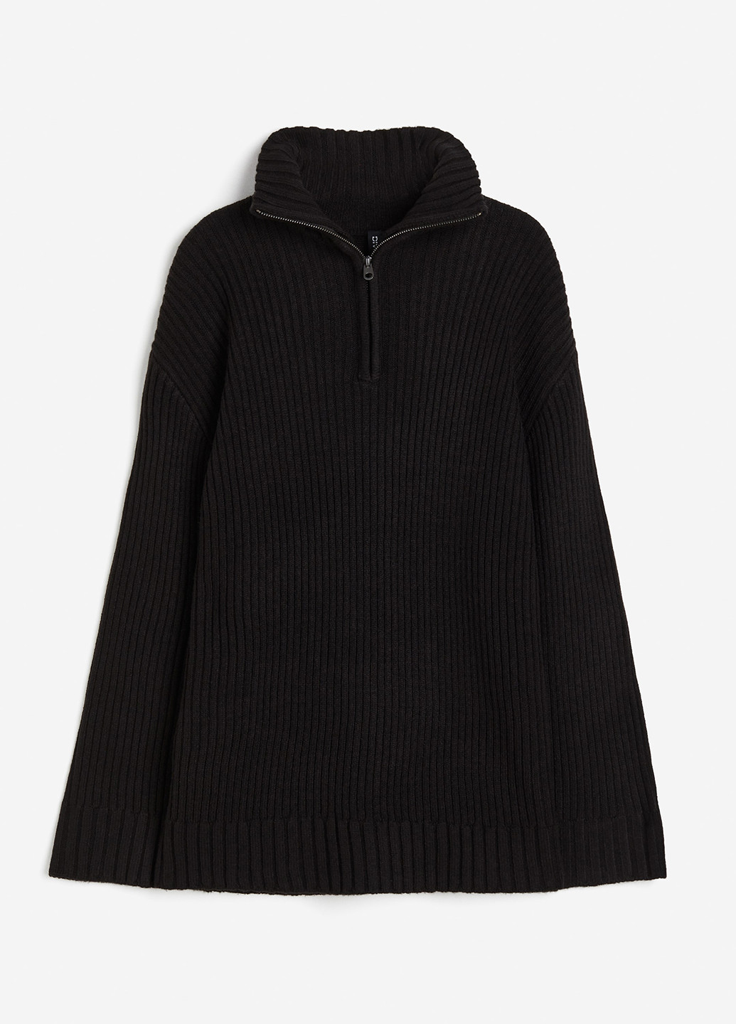 Чорний зимовий светр H&M
