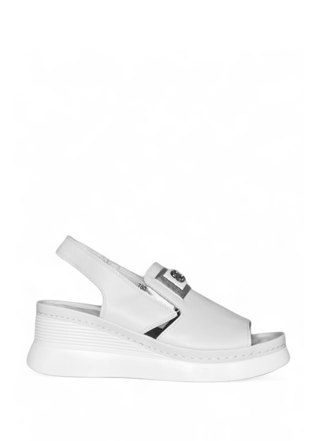 Белые босоножки ALLSY без застежки