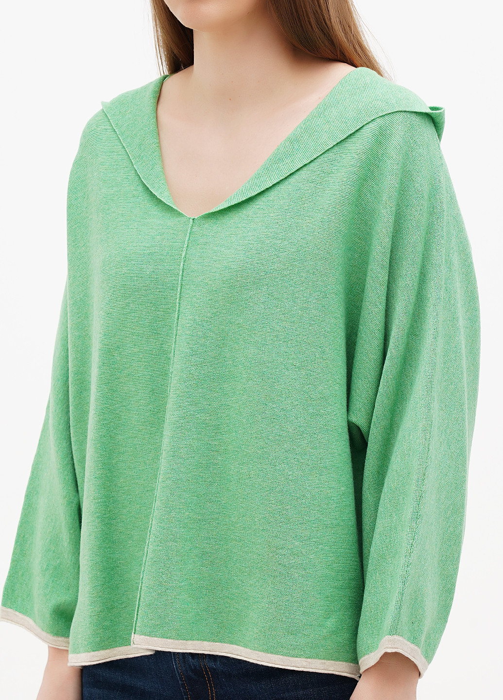 Зеленый демисезонный пуловер пуловер Tom Tailor
