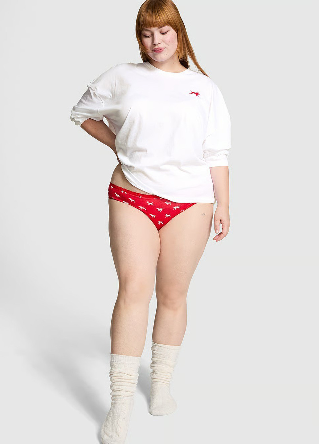 Комбінований демісезонний комплект (лонгслів, трусики) Victoria's Secret