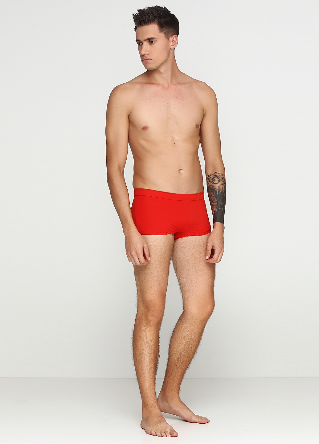 Мужские красные пляжные плавки шорты H&M