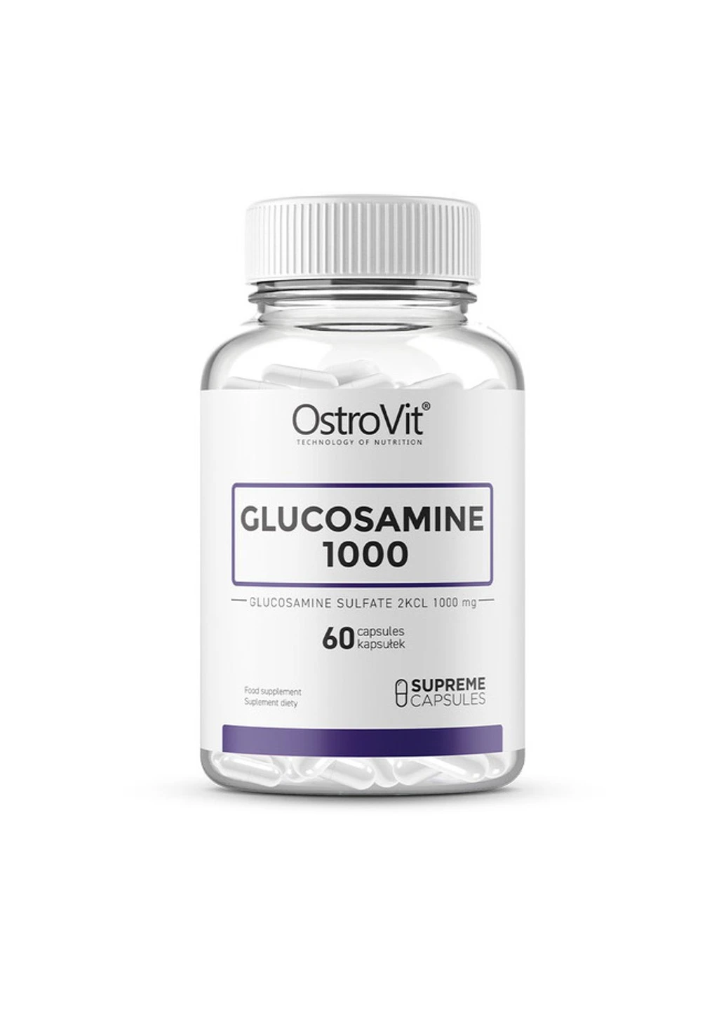 Глюкозамін Glucosamine +1000 60 капсул Ostrovit (255409015)