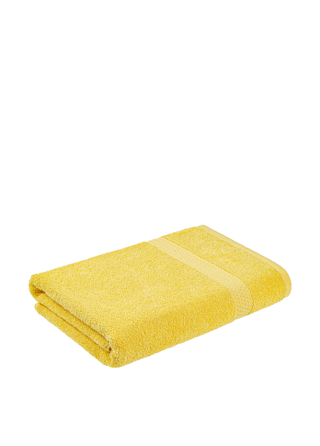 No Brand полотенце, 70х140 см однотонный желтый производство - Азербайджан
