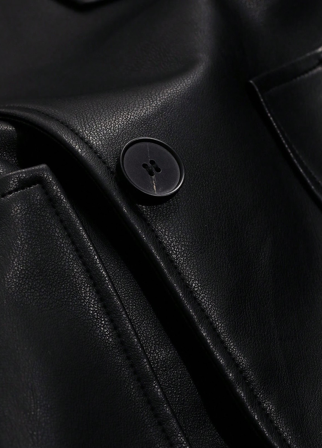 Чорна демісезонна куртка куртка-піджак SHEIN