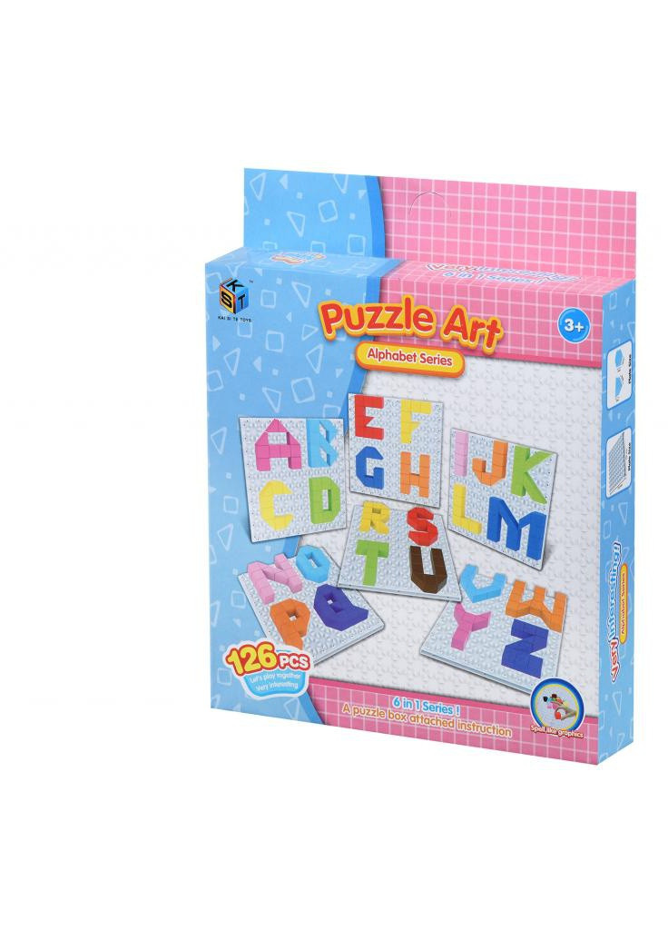Набор для творчества Puzzle Art Alphabet series 126 эл. (5990-3Ut) Same Toy (202365443)