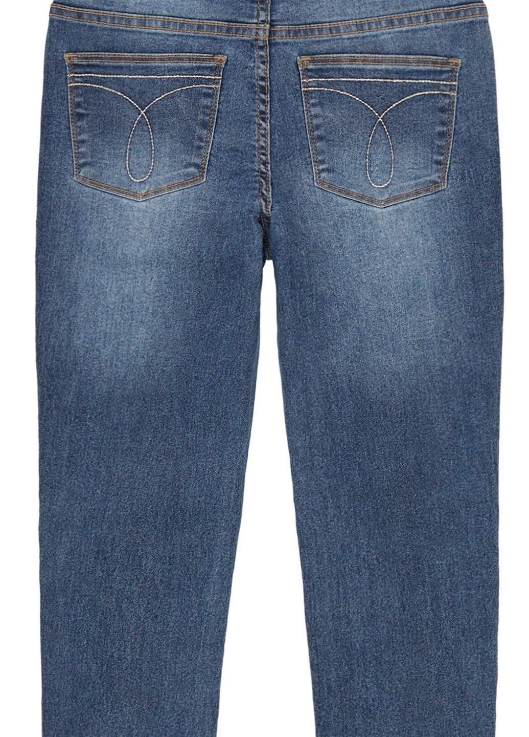 Синие демисезонные зауженные джинсы Calvin Klein