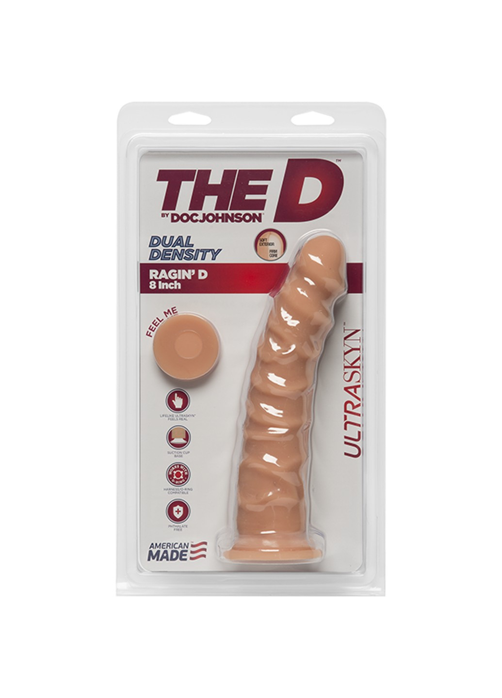 Фаллоимитатор The D - Ragin D - 8 Inch Without Balls - ULTRASKYN, диаметр 5,1см Doc Johnson (254885437)