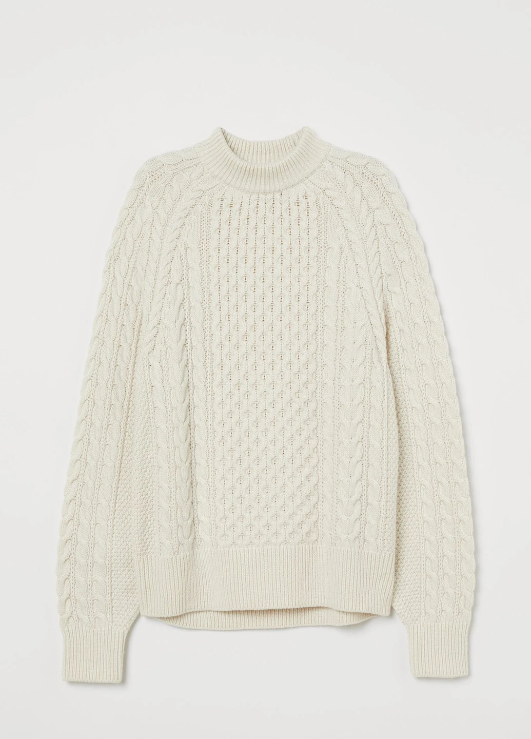 В'язаний косицами джемпер H&M (250139989)