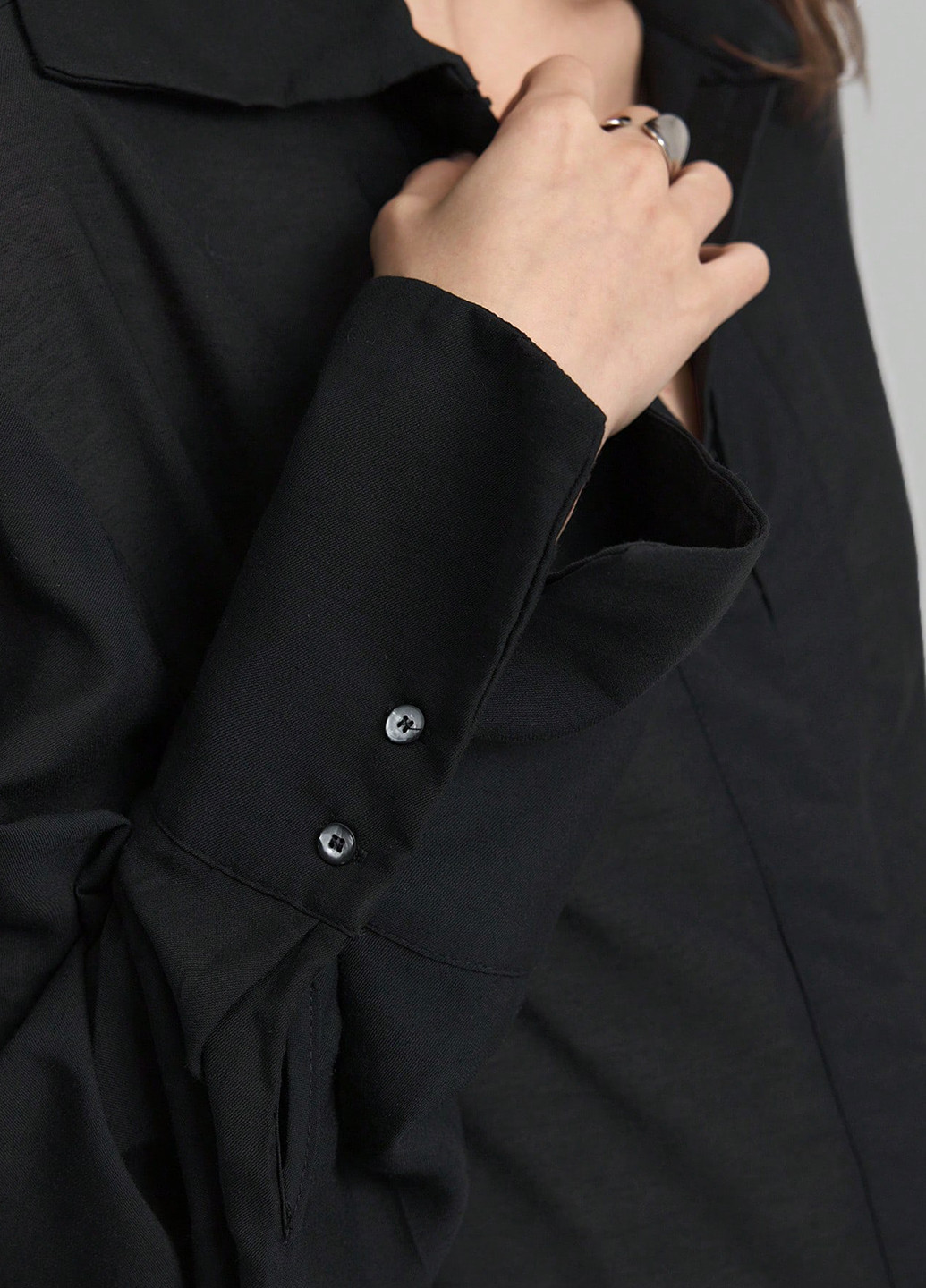 Чорна блуза SHEIN