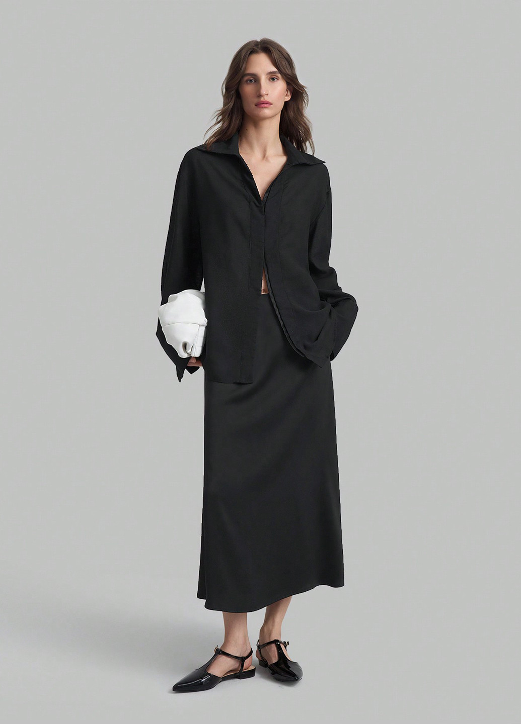 Чорна блуза SHEIN