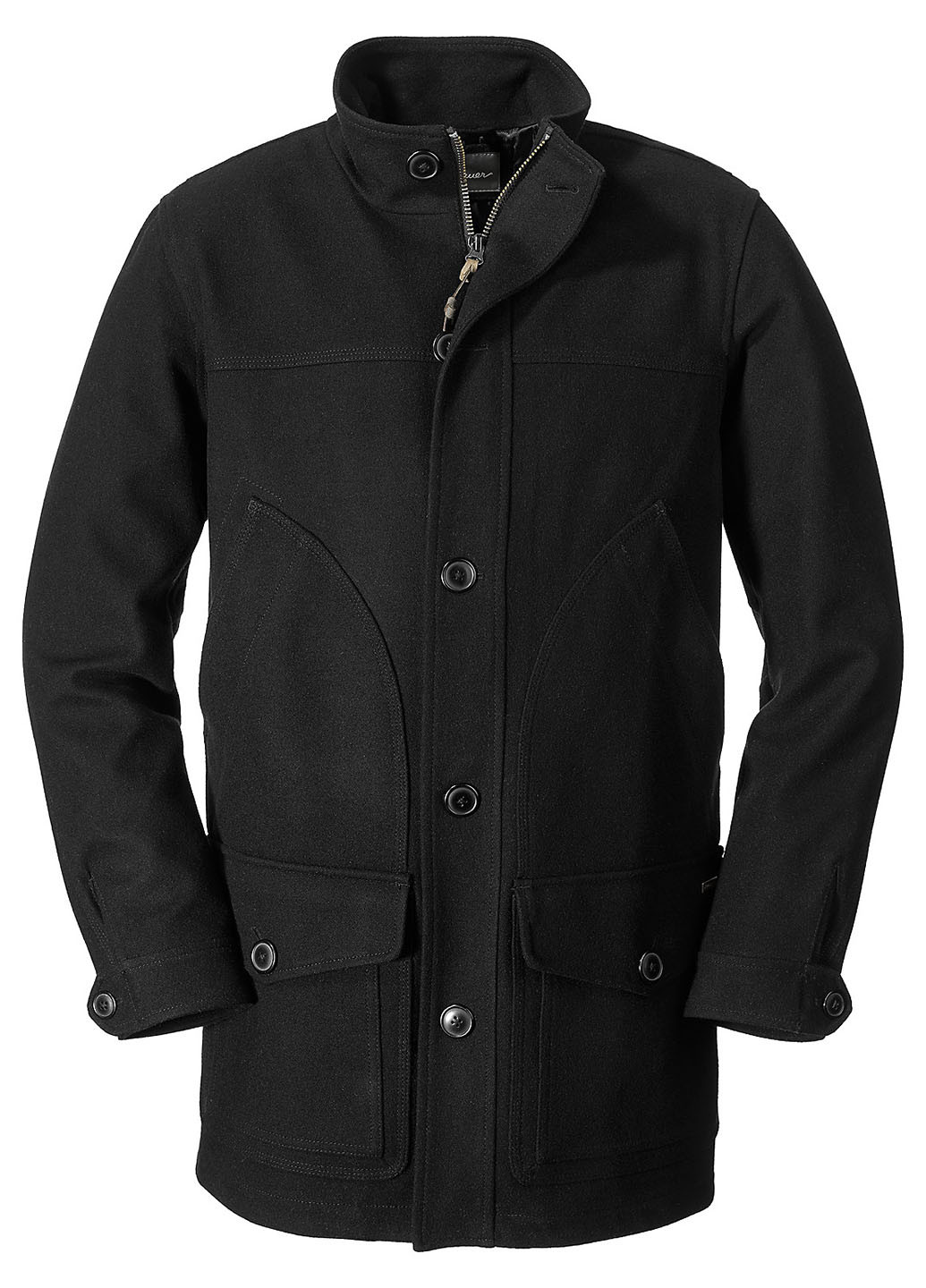 Черная зимняя куртка Eddie Bauer