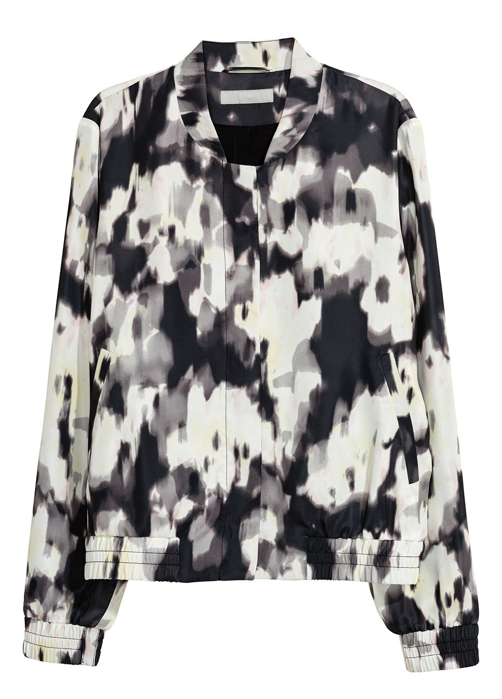 Чорно-біла демісезонна куртка H&M