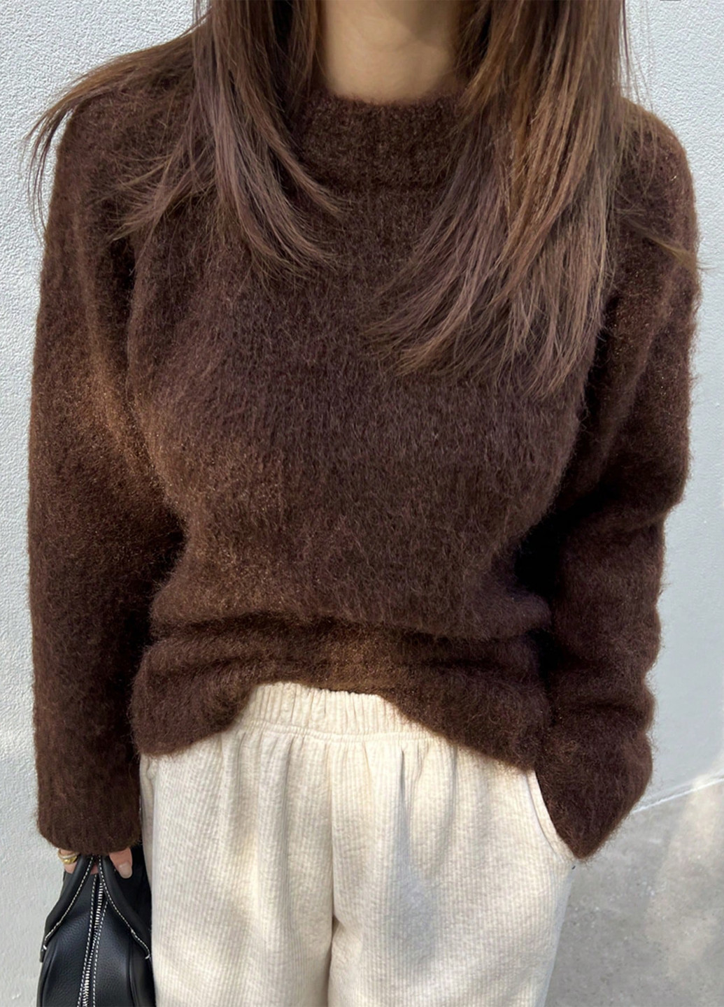 Коричневий демісезонний джемпер джемпер SHEIN