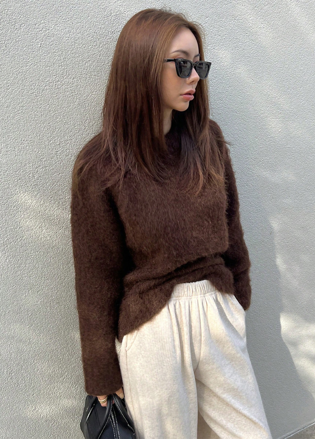 Коричневий демісезонний джемпер джемпер SHEIN