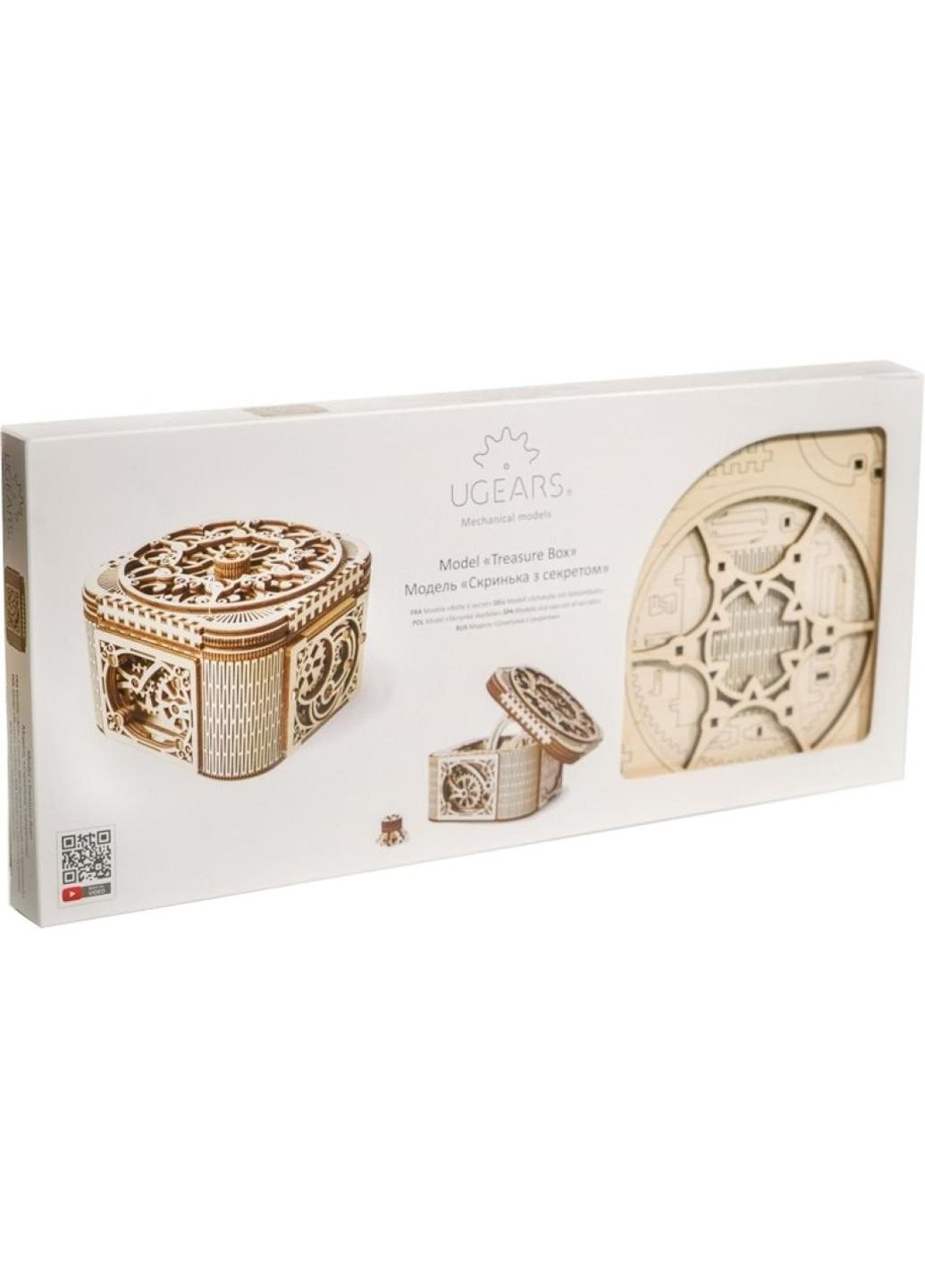 Конструктор механический Шкатулка с секретом (70031) UGEARS (251223214)