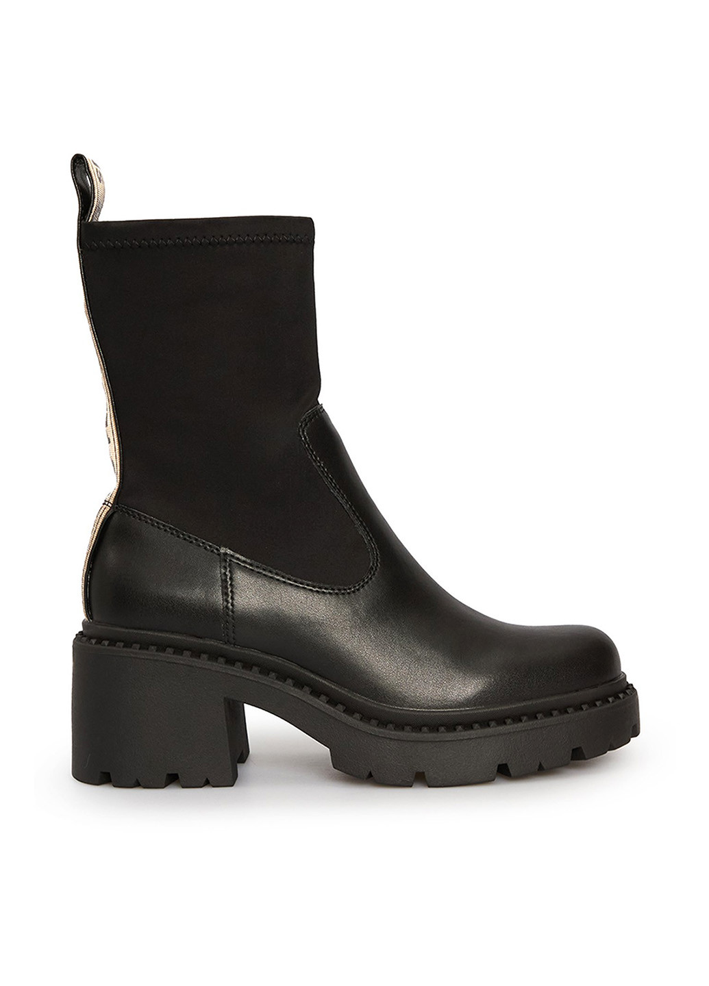 Черные зимние полусапоги Pepe Jeans