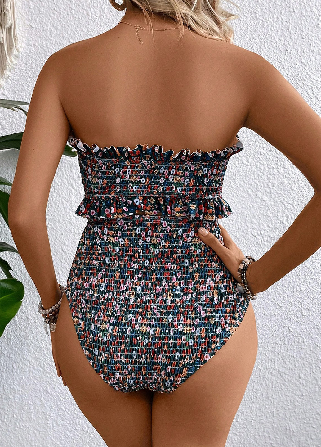 Комбинированный летний купальник для беременных (лиф, трусики) раздельный SHEIN