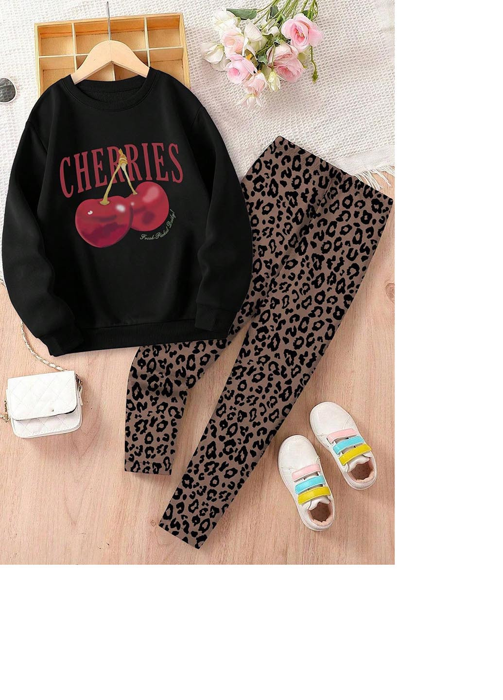 Комбінований демісезонний комплект (світшоти, легінси) SHEIN